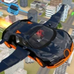 flying car transport simulator android application logo